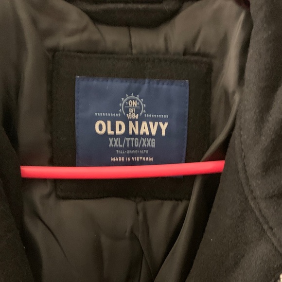 Old Navy Men's Peacoat - Picture 2 of 4